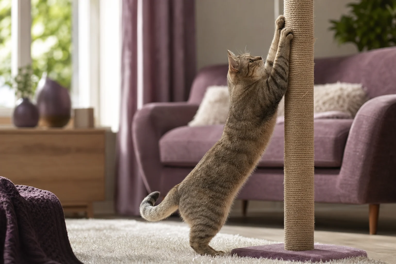 Understanding scratching: the right scratching post